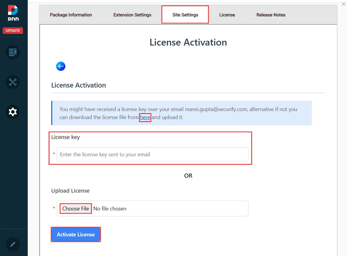 DNN SAML Authentication Provider - License Key