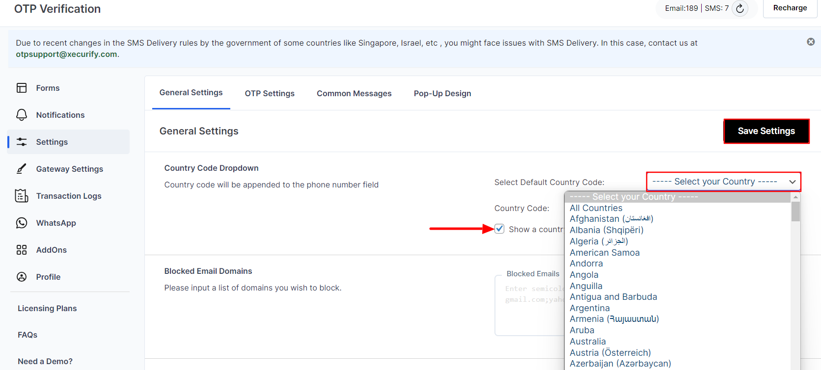 How do I show a country code drop-down on my form? - Knowledge Base ...