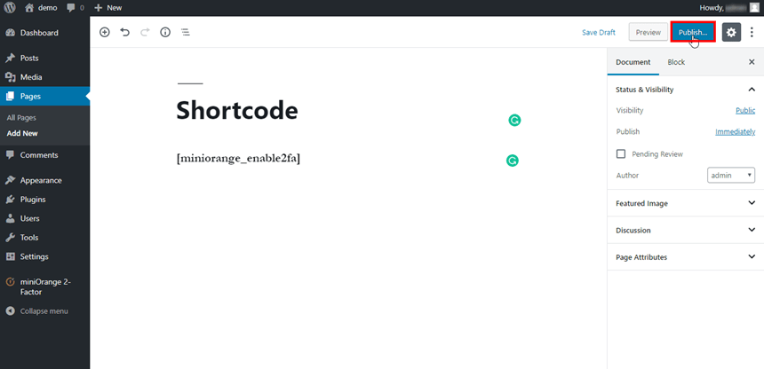 adding-shortcode-to-page