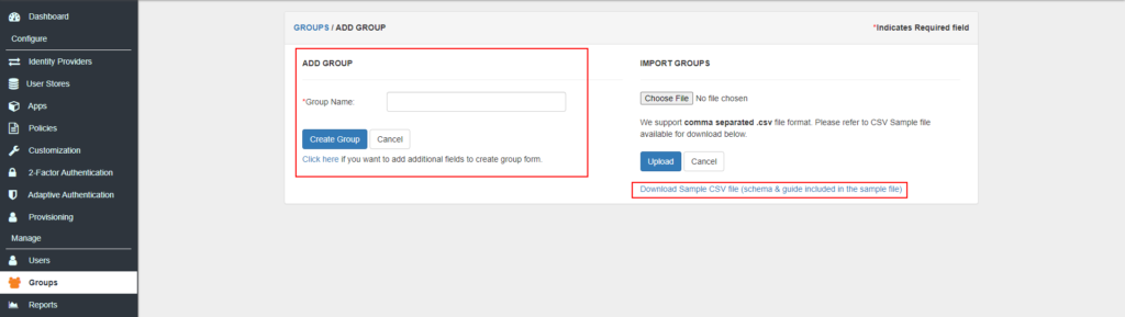 How will admins create groups and assign users to groups in miniOrange ...