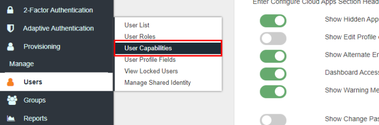 How to set up user Capabilities? - Knowledge Base - miniOrange