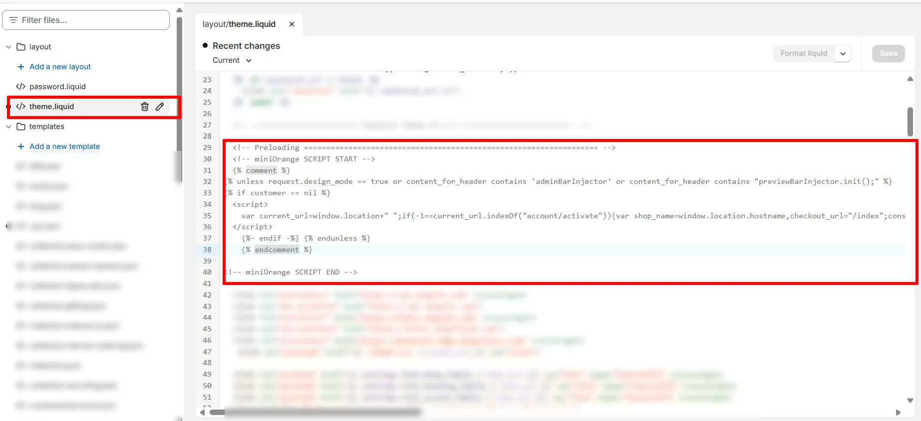 remove auto redirect to IDP code from theme