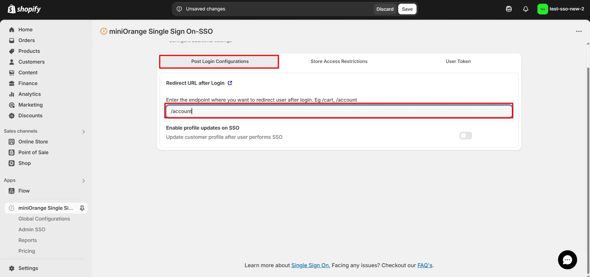 Enable Restrict User SignUp option