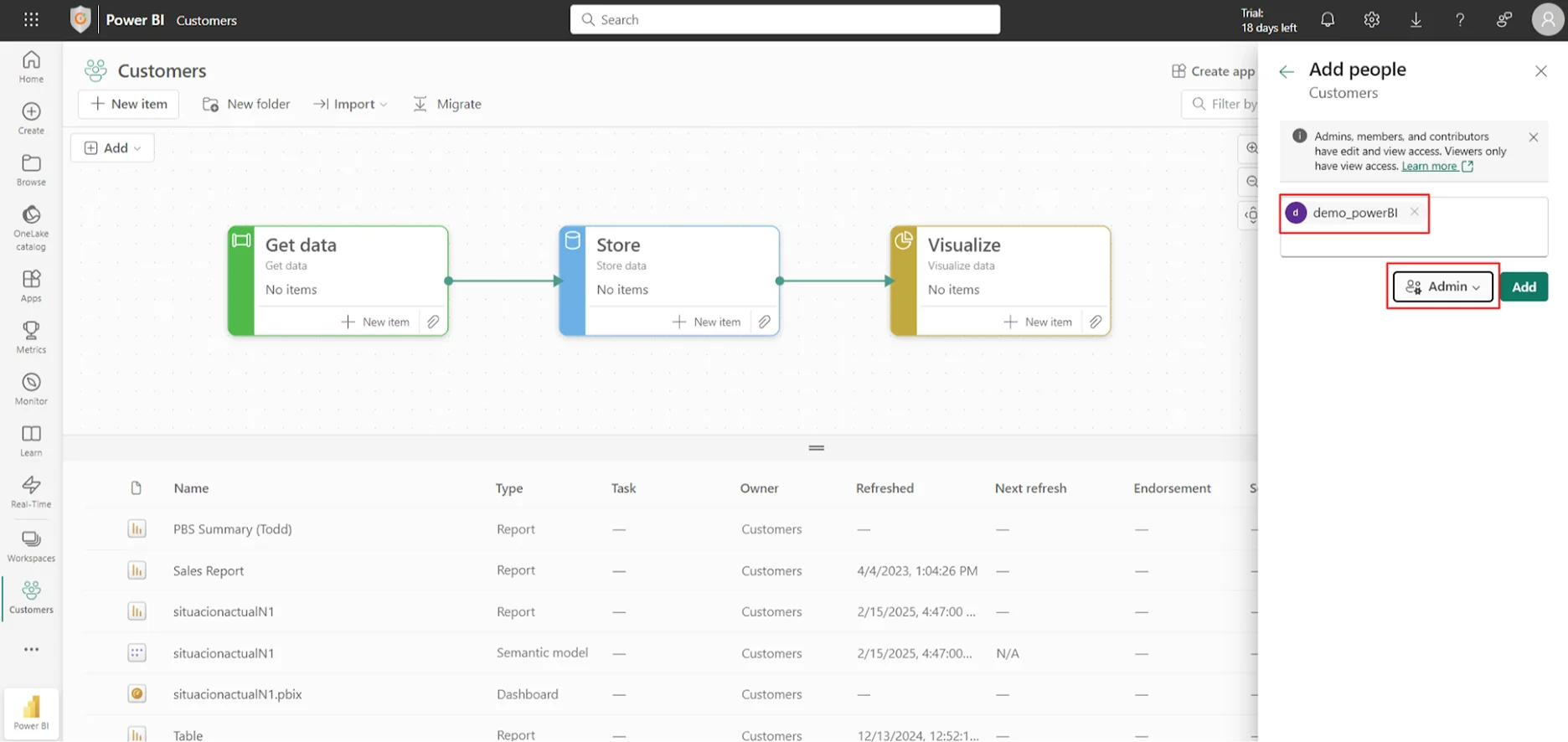 Select Admin from Dropdown