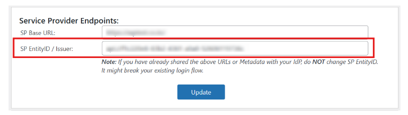 Service Provider Endpoint