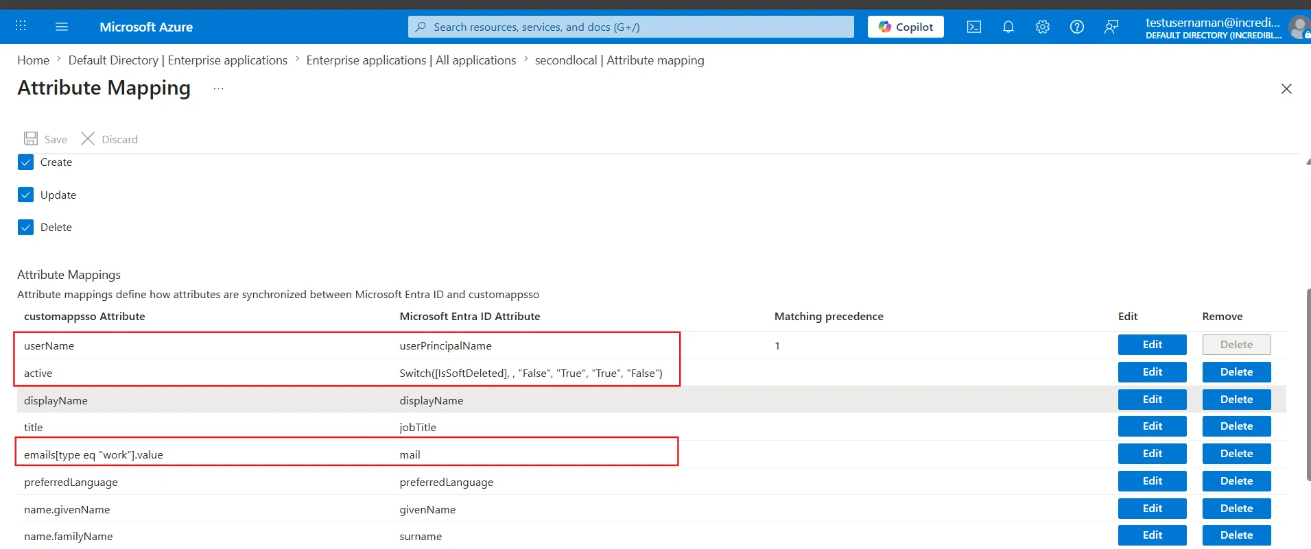 User Provisioning Requirements